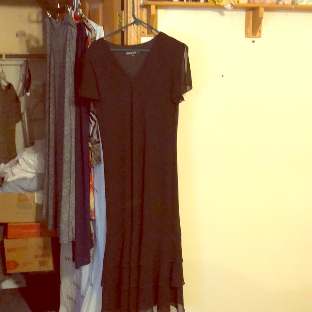 Black evening dress